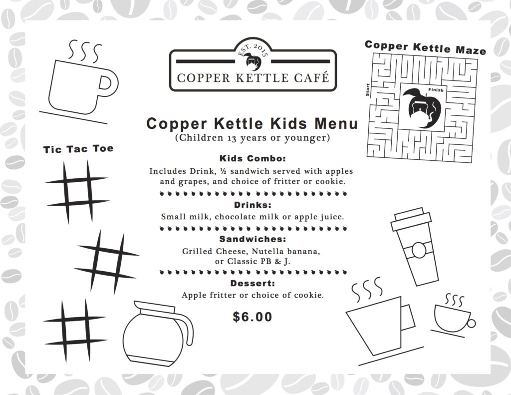 Menu – Copper Kettle Cafe